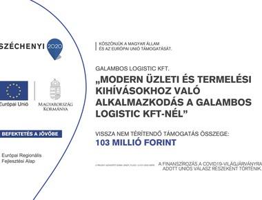 „Modern üzleti és termelési kihívásokhoz való alkalmazkodás a Galambos Logistic Kft-nél”